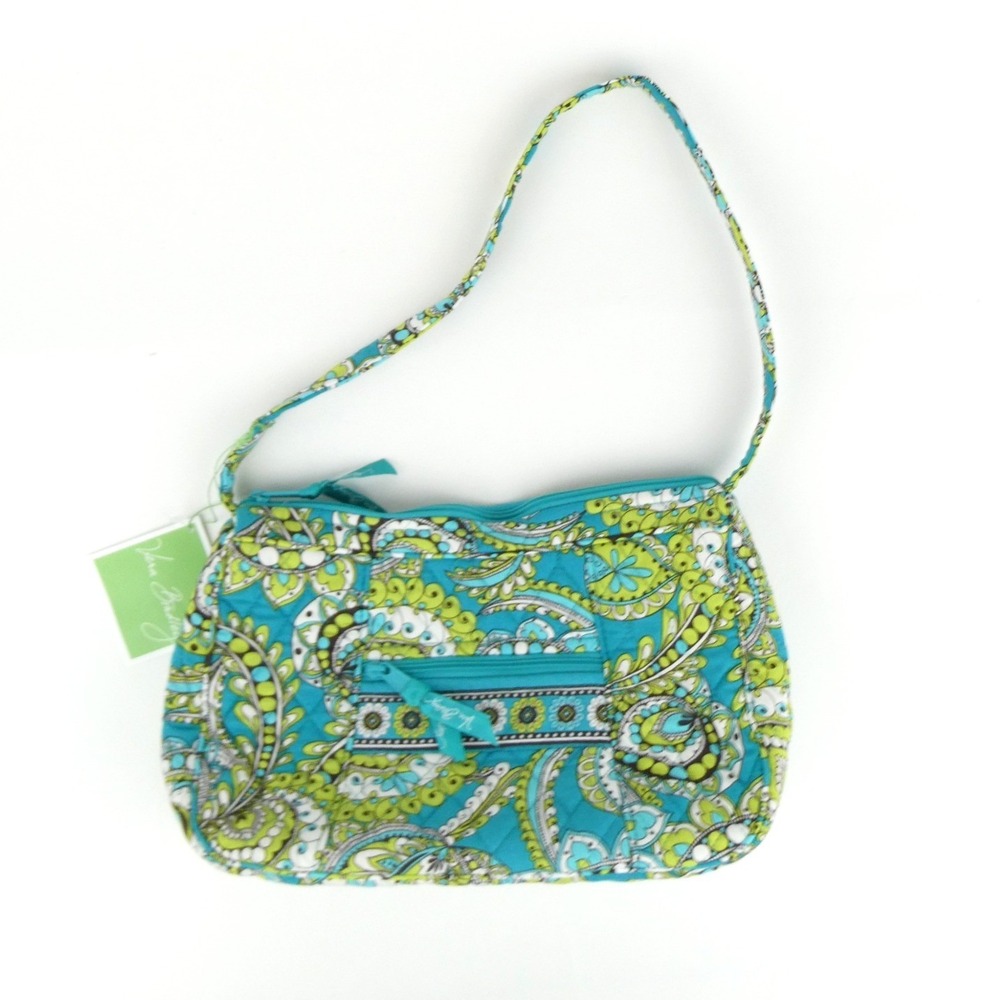 Vera Bradley Peacock Hobo Shoulder Bag Purse NWT